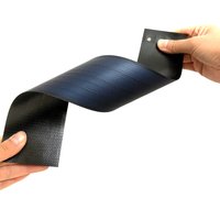 OUFON 1.35W 6V flexible solar panel thin-film Amorphous silicon camping equipment curly DIY mini solar panel kit -black