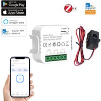 EWeLink Smart WiFi Energy Monitor – Supports 1 CT, Enables Remote Monitoring And Enhanced Safety, Ideal For Solar Power Systems.