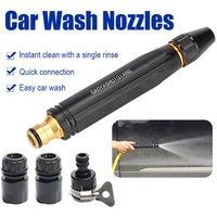 Adjustable Water Spray Anti-Leakage garden hose nozzle High-Pressure Water Gun Household Car Wash Water Watering Pipe Car Wash G