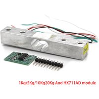 Load Cell Weight Sensor 1KG 5KG 10KG 20KG HX711 Module Electronic Scale Aluminum Alloy Weighing Pressure Sensor Ad Module
