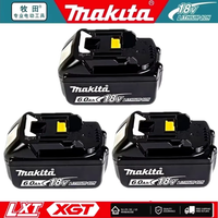 100% Genuine Makita 18V Battery BL1840 BL1830B BL1850B BL1850 BL1860 BL1815 Replacement Lithium Battery Makita 6Ah battery