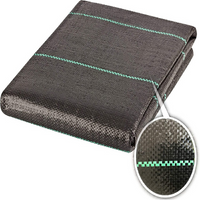 5m,Garden landscape fabric weed barrier heavy-duty gardening mat, used for garden coverings, flower beds and gardening supplies