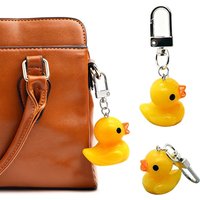5pcs Little Yellow Duck Mini Key Chain Cartoon Mini Duck Bag Charms Bag Accessories Mini Doll Duck Keychain Pendant Ckass Prize