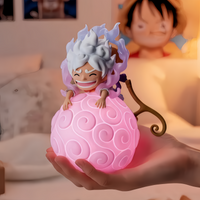Anime One Piece Devil Fruit Robin Ace Luffy Nico Night Light Figure Model Figure Desktop Ornament Christmas Gifts Trendy Toys