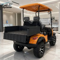 All-Terrain Lift Cheap Small Electric Sightseeing Club Off-Road Vehicle 2-Seater 60/72V Off-Road Golf Cart With Rear Cargo Box
