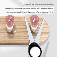 MAINEL 2026 New Hot Selling Double Ended French Magnet Clip Cat Eye Nail Magnet Set Suitable For DIY Gel Polishing Magnetic