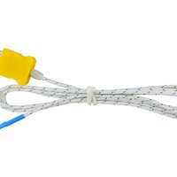 ZIBOO 69028 69435 Replacement Thermocouple,ATTPC3 Pipe Clamp K-Type Thermocouple adapter,HVAC Temperature Probe for Clamp Mete