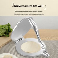 New Mexican Tortilla Press, Aluminum Alloy Tortilla Maker, Handmade Round Dumpling Skin and Dough Skin Mold for Lazy People