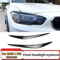 Front Headlight Eyebrow Eyelid Cover Trim Lamp Exterior Sticker For BMW 1 Series F20 F21 2015-2019 Tuning Body Kit Accessories
