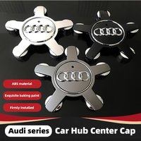 2025 Hot 4Pcs Five Claws Cap Car Wheel Hub Cover Auto Tire Rim Accessories For Audi S Line A3 A4 A6 A5 Q5 A1 Q7 Q3 Q2 Q8 A7 A8 T