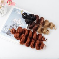 12in Synthetic Italian Curly Crochet Hair Double Small Curl Braiding Hair Bundles Afro Hair Styling