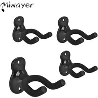 Miwayer Guitar Hanger Holds Acoustic/Electric/Bass/Classical/Ukulele - Gravity-Locking System, Wall Clearance Design