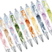 5pcs/10pcs Mother's Day Carnation themed ballpoint pen Carnation flower gift pen Students give mothers gifts