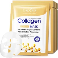 10pcs Anti-wrinkle Collagen Face Mask Moisturizing Anti-aging Repair Brightening skincare Face Sheet Mask Facial Masks Skin Care
