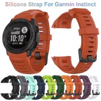 Watch Strap Watchband for Garmin Instinct Soft Silicone Replacement Smartwatch Band Breathable Wrist Bracelet Sport