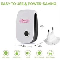 Indoor Ultrasonic Pest Repeller Plug In Electronic Mosquito Insect Control Device for Home Mice Ants Spider Cockroach Guard Tool