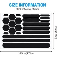 AliExpress NONE 1 Set Helmet Warning Reflective Stickers Night Safety Driving Accessories Fluorescent Decorative Sticker Bicycle Moto Car Decal