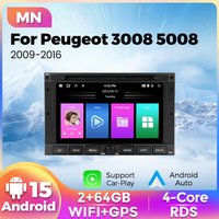 MEKEDE 7 pouces système GPS Android pour Peugeot 3008 5008 partenaire citroën Berlingo 2010-2016 écran d'autoradio WIFI Carplay casque