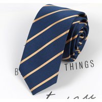 Men Classic Jacquard Ties Slim Stripes 6cm Polyester Wedding Party Tie Formal Business Necktie Accessories Gift for Man Corbatas