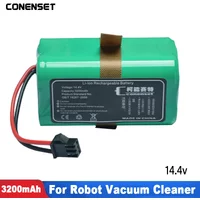 14.4V 3200mAh Replacement Battery For Coredy All R500 R500+ R300 R550 R580 R650 R600 Robot Vacuum Cleaner Accessories Parts