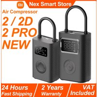 Xiaomi Mijia portátil Compresor de aire 2 / 2D / 2PRO, inflador de detección de presión de neumáticos Digital inteligente, bomba de aire elé