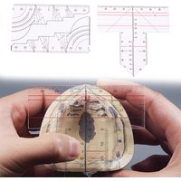Dental Lab Denture Drawing And Alignment Dental Ruler T-Shape Examination Symmetry Measurements Multifunctional Dental Tools