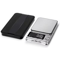 1000gx0.01g Digital Jewelry Scale High Precision Accuracy Smart Counting Gem Food Balance Kitchen Pocket Scales USB Charge Scale