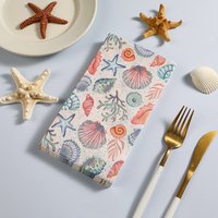10/20 Sheets of 33 * 40cm 2Ply Ocean Element Starfish Shell Napkins Picnic Party Decoration Paper DIY Decoupage Paper