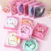 Skincare Headband Set, Face Washing Headband with Wristbands, Hair Claw Clips & Hair Ties, Spa Headbands for Women Girls