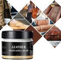 100g Car Interior Leather Maintenance Oil Home Leather Sofa Care White Leather Polishs Multi-purpose Conditioning Oil For Shoes