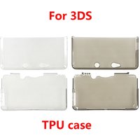 1pc Clear transparent Soft protective shell case for 3DS console protection TPU shell case cover for old 3ds console
