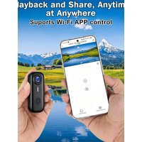 AliExpress kebidumei KEBIDUMEI 4K HD Mini Magnetic Thumb Cam Anti-Shake Wearable WIFI Action Camera Motorcycle Cycling Sport Cam Vlogging Body Camera