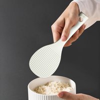 Rice Scoop Stand-up Non-stick Rice Spoon Plastic Rice Cooker Spoon PP Rice Shovel Cooking Spoon Ladle Kitchen Utensils