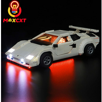 MAXCXT LED Light For LEGO 10337 Countach 5000 Quattrovalvole DIY Decorative Lamp (Not Include Lego Building Blocks Set )