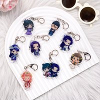 1/8PCS Anime The Apothecary Diaries Acrylic Car Keychain Cartoon Bag Charms Accessories Backpack Pendant Key Holder Friend Gifts