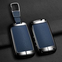 Car Smart Key Case Cover For Mazda 3 5 6 SKYACTIV Axela Atenza CX30 CX5 CX8 CX9 MX5 RX8 RX7 BT50 Metal Leather Protecter Shell