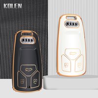 Fashion TPU Car Remote Key Case Cover Fob For Audi A4 B9 A5 A6 8S 8W Q5 Q7 4M S4 S5 S7 TT TTS TFSI RS Protector Fob Acessories