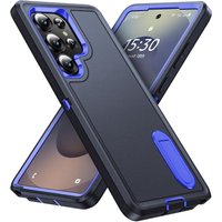 Military Grade Anti-Drop Matte Case With Built-in Kickstand For Samsung Galaxy S26 S25 S24 S23 FE S22 Ultra Plus Protector Cover