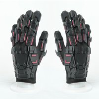Tactical Armor Gloves Cyberpunk Mech Armor Mechanical Protective Gloves Outdoor Shooting Equipment for Airsoft Halloween Cosplay