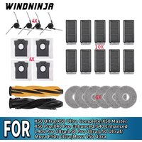 For Dreame X50 Ultra/X50 Master/S40 Enhanced Edition/L50 Pro Ultra/L40S Pro Ultra/MOVA V50 Ultra Filter Brush Mop Dust Bag Parts