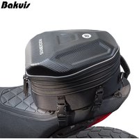 Waterproof Motorcycle Rear Seat Bag Reflective Motorbike Tail Helmet Bag Universal Motorcycle Riding Rear Bag Tools Storage Bag