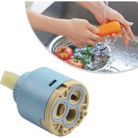 1pc Ceramic Cartridge 35mm/40mm Ceramic Tap Cartridge Valve Water Tap Mixer Spool Valve Cartridge Faucet Bath Faucet Accessories