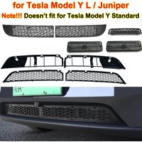Siatka ochronna przed owadami na przedni dolny zderzak do Tesla Model Y L 2026, siatka wlotowa powietrza Juniper 2025, osłona przeciwpyłowa wlotu i wylotu powietrza.