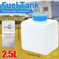 2.5L Universal Plastic Fuel Tank For Parking Heater Leakproof Oil Storage With Bracket Portable Car Truck Diesel Can Container