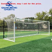 custom.Aluminum Movable Soccer Goal Customizable 24ft X 8ft Professional Freestanding Stadium Box goal