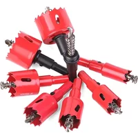 1 Pc 16-200mm Bimetal Wood Hole Saw Drill Bit HSS Steel New M42 Core Hole Saw Suitable For Downlight Plasterboard Opening