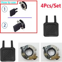 4Pcs/Set H7 LED Adapter Holder For Mercedes Benz BMW Buick VW Tiguan Jetta Polo Magotan Bora Headlight Bulbs+Install Key