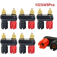 1/2/3/4/5PCS Speaker Banana Plug Terminal Connector Dual Female Banana Plug For Speaker Amplifier Dual 2-Way Banana Plug Jack