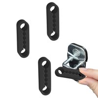 4pcs Car Door Silencers For Slamming Elastic Universal Anti-Collision Dampening Pad Protection Buffer Car Slam Stopper