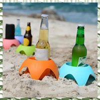 Professional Tool Beach Cup Holder Trip Must Haves Sand Cup Holders For Women Adults Family Friends Beach Vacation Supplies Acce